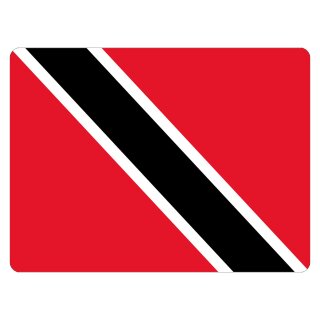 Blechschild "Flagge Trinidad und Tobago" 40 x 30 cm Dekoschild Länderflagge