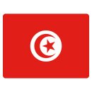 Blechschild "Flagge Tunesien" 40 x 30 cm...