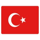 Blechschild "Flagge Türkei" 40 x 30 cm...