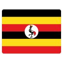 Blechschild "Flagge Uganda" 40 x 30 cm...