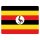 Blechschild "Flagge Uganda" 40 x 30 cm Dekoschild Länderflagge