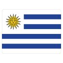 Blechschild "Flagge Uruguay" 40 x 30 cm...