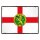 Blechschild "Flagge Alderney Retro" 40 x 30 cm Dekoschild Alderney Flagge Retro