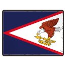 Blechschild "Flagge Amerikanisch-Samoa Retro"...