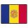 Blechschild "Flagge Andorra Retro" 40 x 30 cm Dekoschild Nationalflaggen