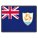 Blechschild "Flagge Anguilla Retro" 40 x 30 cm...