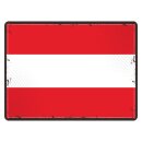 Blechschild "Flagge Österreich Retro" 40 x...