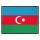 Blechschild "Flagge Aserbaidschan Retro" 40 x 30 cm Dekoschild Länderflagge