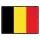 Blechschild "Flagge Belgien Retro" 40 x 30 cm Dekoschild Länderflagge
