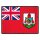 Blechschild "Flagge Bermuda Retro" 40 x 30 cm Dekoschild Länderfahnen