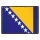 Blechschild "Flagge Bosnien Herzegowina Retro" 40 x 30 cm Dekoschild Fahnen