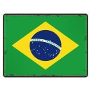 Blechschild "Flagge Brasilien Retro" 40 x 30 cm...