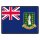 Blechschild "Flagge Britische Jungferninseln Retro" 40 x 30 cm Dekoschild Britische Jungferninseln Flagge