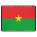 Blechschild "Flagge Burkina Faso Retro" 40 x 30...