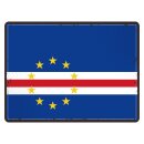 Blechschild "Flagge Kap Verde Retro" 40 x 30 cm...