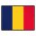 Blechschild "Flagge Tschad Retro" 40 x 30 cm Dekoschild Länderflagge