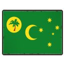Blechschild "Flagge Kokosinseln Retro" 40 x 30...