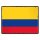 Blechschild "Flagge Kolumbien Retro" 40 x 30 cm Dekoschild Länderflagge
