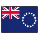 Blechschild "Flagge Cookinseln Retro" 40 x 30...