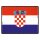 Blechschild "Flagge Kroatien Retro" 40 x 30 cm Dekoschild Länderflagge