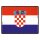 Blechschild "Flagge Kroatien Retro" 40 x 30 cm Dekoschild Länderflagge