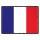 Blechschild "Flagge Frankreich Retro" 40 x 30 cm Dekoschild Nationalflaggen