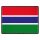 Blechschild "Flagge Gambia Retro" 40 x 30 cm Dekoschild Länderflagge