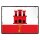 Blechschild "Flagge Gibraltar Retro" 40 x 30 cm Dekoschild Gibraltar Flagge