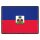 Blechschild "Flagge Haiti Retro" 40 x 30 cm Dekoschild Haiti Flagge