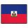 Blechschild "Flagge Haiti Retro" 40 x 30 cm Dekoschild Haiti Flagge