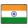 Blechschild "Flagge Indien Retro" 40 x 30 cm Dekoschild Länderflagge