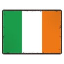 Blechschild "Flagge Irland Retro" 40 x 30 cm...