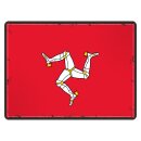Blechschild "Flagge Isle of Man Retro" 40 x 30...