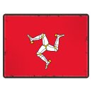 Blechschild "Flagge Isle of Man Retro" 40 x 30...