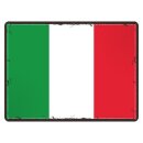 Blechschild "Flagge Italien Retro" 40 x 30 cm...