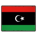 Blechschild "Flagge Libyen Retro" 40 x 30 cm...