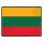 Blechschild "Flagge Litauen Retro" 40 x 30 cm Dekoschild Litauen Flagge