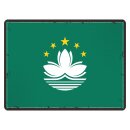 Blechschild "Flagge Macau Retro" 40 x 30 cm...