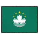 Blechschild "Flagge Macau Retro" 40 x 30 cm...