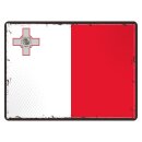 Blechschild "Flagge Malta Retro" 40 x 30 cm...
