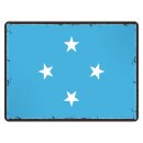 Blechschild "Flagge Mikronesien Retro" 40 x 30...