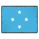 Blechschild "Flagge Mikronesien Retro" 40 x 30...