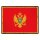 Blechschild "Flagge Montenegro Retro" 40 x 30 cm Dekoschild Nationalflaggen