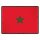 Blechschild "Flagge Marokko Retro" 40 x 30 cm Dekoschild Länderfahnen