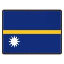 Blechschild "Flagge Nauru Retro" 40 x 30 cm...