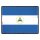 Blechschild "Flagge Nicaragua Retro" 40 x 30 cm Dekoschild Nationalflaggen