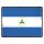 Blechschild "Flagge Nicaragua Retro" 40 x 30 cm Dekoschild Nationalflaggen