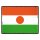 Blechschild "Flagge Niger Retro" 40 x 30 cm Dekoschild Länderfahnen