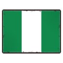 Blechschild "Flagge Nigeria Retro" 40 x 30 cm...