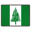 Blechschild "Flagge Norfolkinsel Retro" 40 x 30...